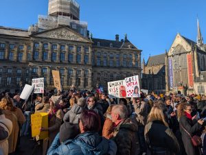 Protest Serbia Students Amsterdam